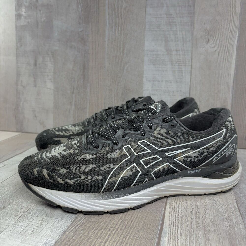 Asics GEL Cumulus 23 Womens Size 7.5 Running Shoes Athletic Sneakers Black White